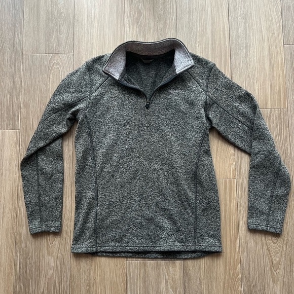 Eddie Bauer Other - Men's Eddie Bauer Size M Gray Quarter-Zip Sweater